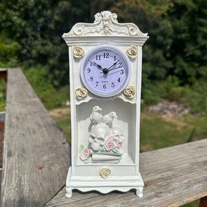 NEW Halloween Haunted Forest Collection 10" Skull Tabletop Clock by Ashland
